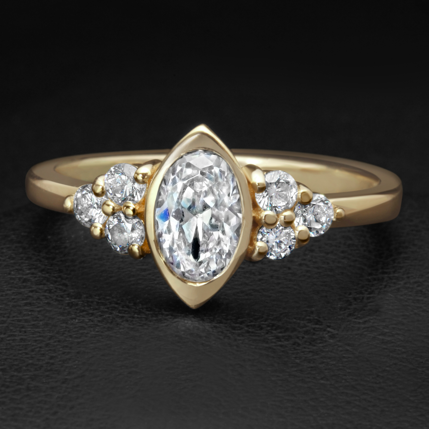 Fine Oval Diamond Ring