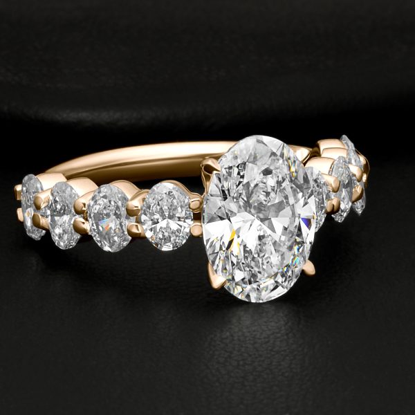 Divine Oval Diamond Ring