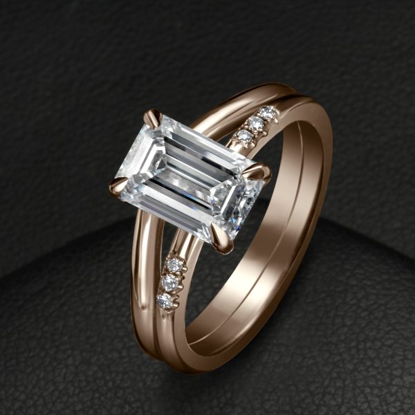 Luxury Emerald-Cut Ring