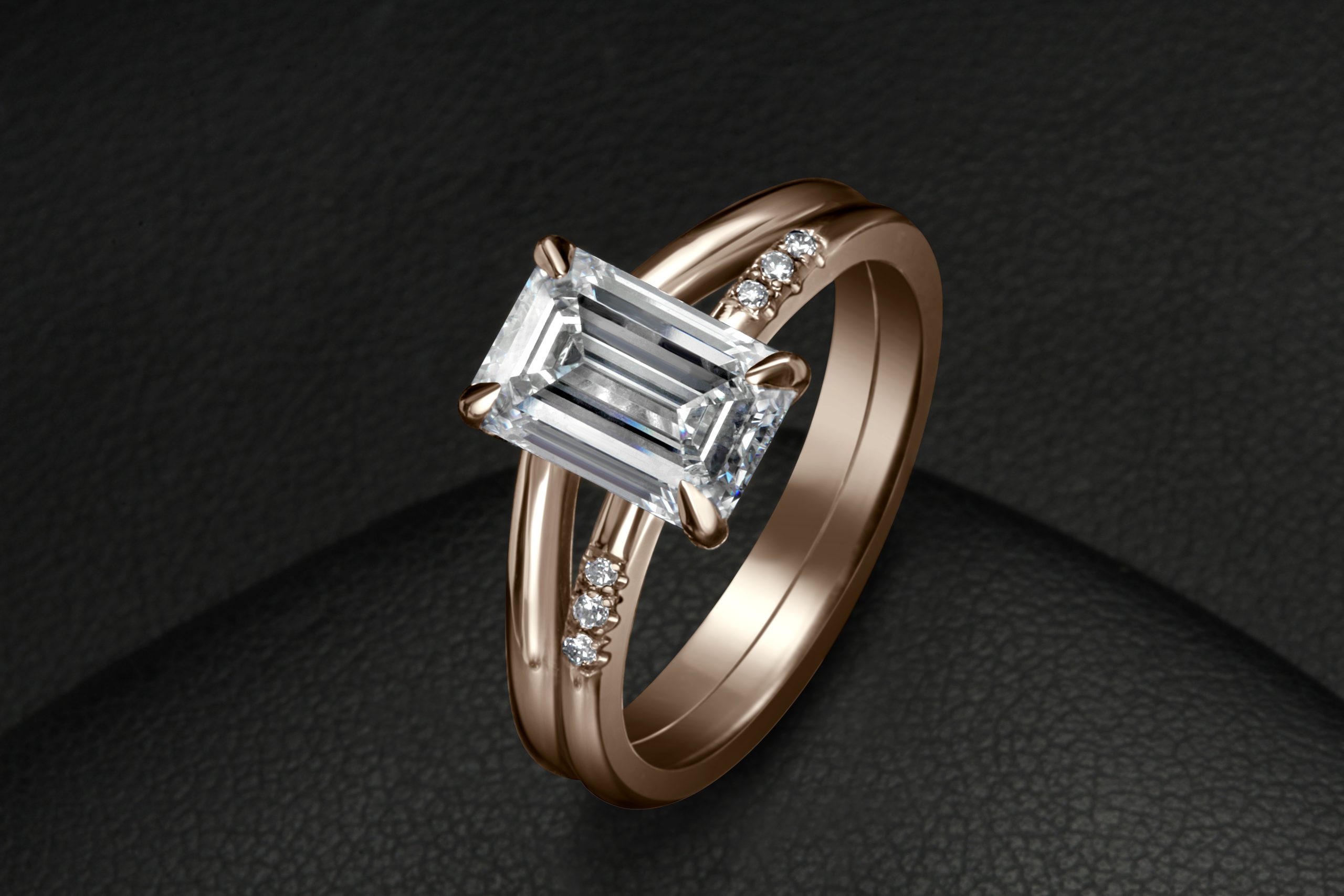 Luxury Emerald-Cut Ring