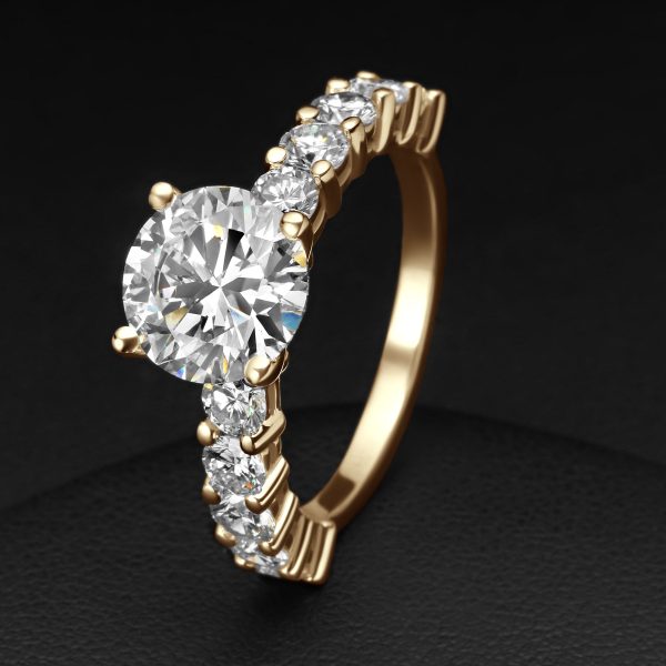 Round Centerpiece luxury Ring