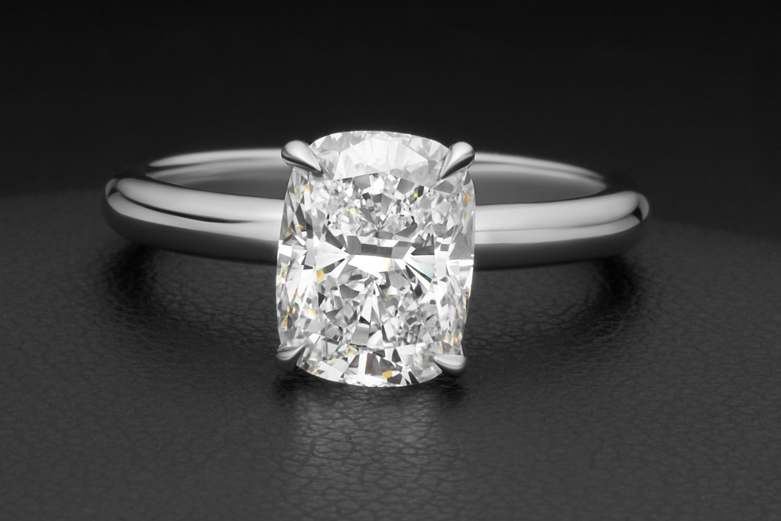 Classic Cushion Cut Diamond Ring