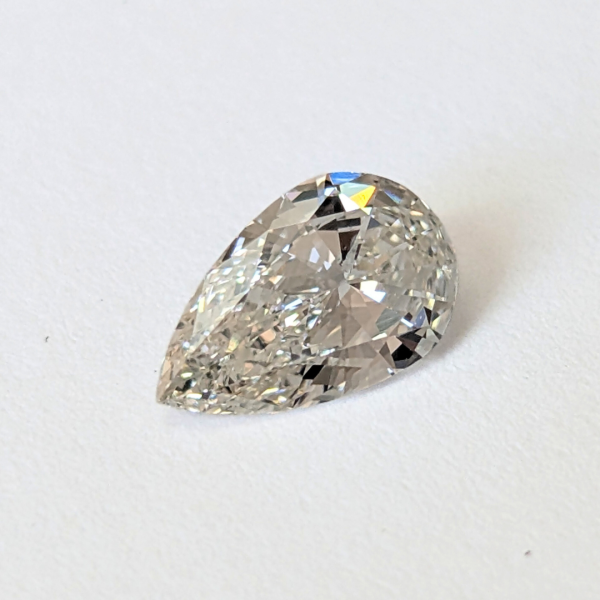 Elongated Pear Cut 1.00 Carat Diamond | GIA Certified