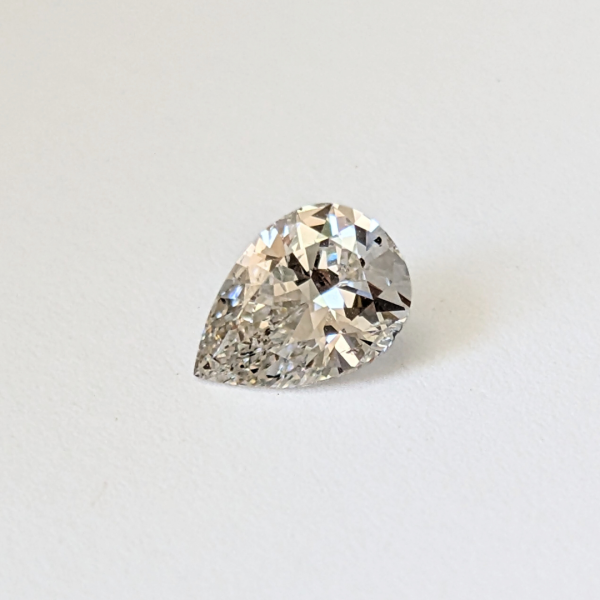 Slim Pear Shaped Outline 1.00 Carat Diamond | GIA Certified